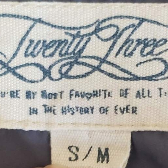 "Twenty Three" brand black faux fur vest sleeveless jacket sz S/M - Picture 2 of 11